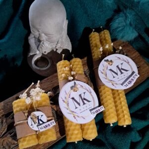 Velas de Miel de Abeja Natural